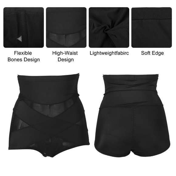 High Waist Tummy Control Shapewear (black) - Picture 7 of 11